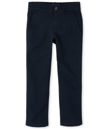 Childrens Place Navy Stretch Skinny Chino Trousers